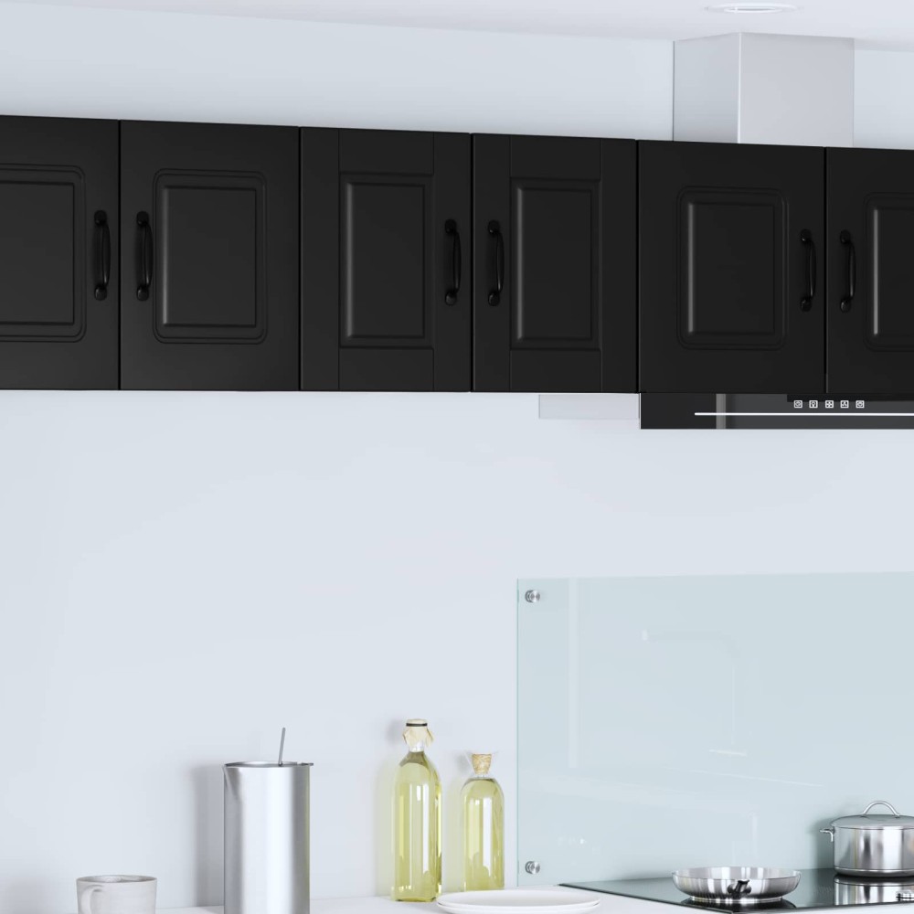 vidaXL Ντουλάπα Τοίχου PORTO Μαύρο 30 x 31 x 40 εκ. Επεξεργασμένο Ξύλο