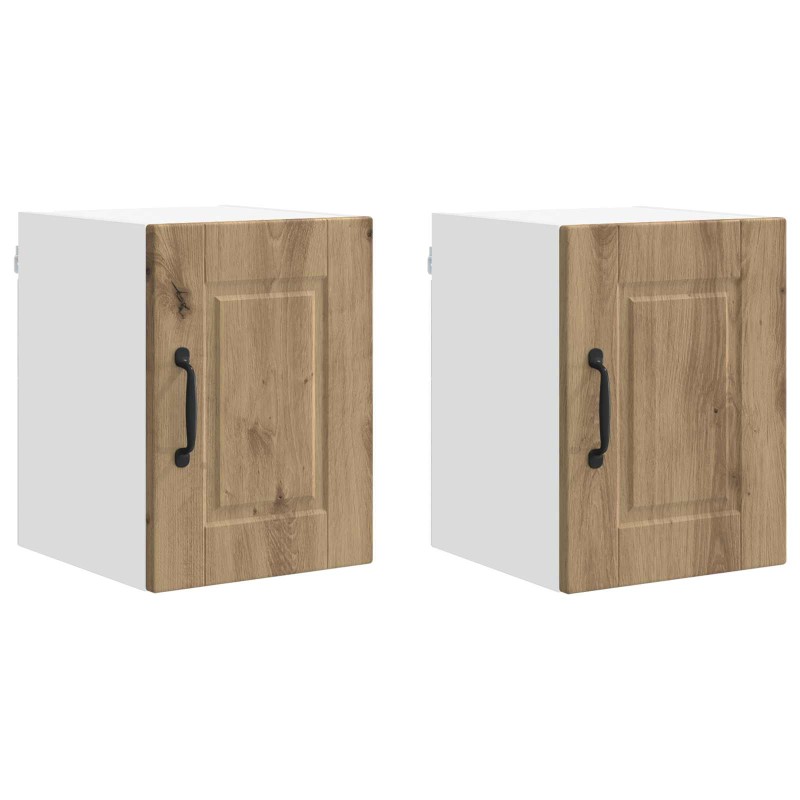 vidaXL Ντουλάπα Τοίχου PORTO 2 τμχ. Artisan Oak Επεξεργασμένο Ξύλο