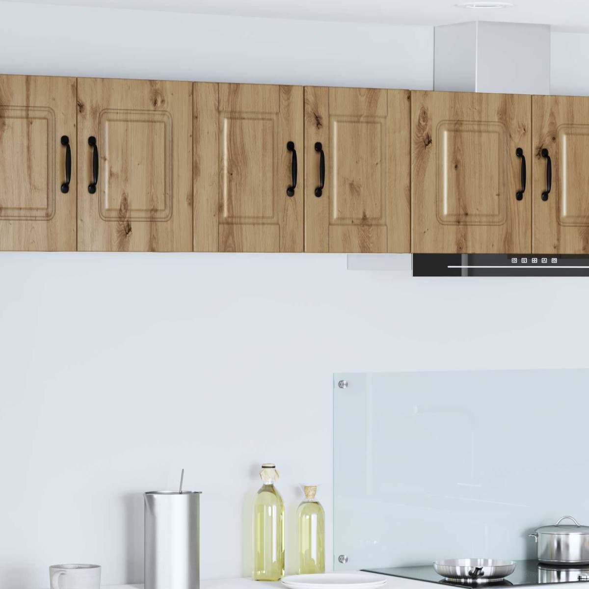 vidaXL Ντουλάπα Τοίχου PORTO 2 τμχ. Artisan Oak Επεξεργασμένο Ξύλο