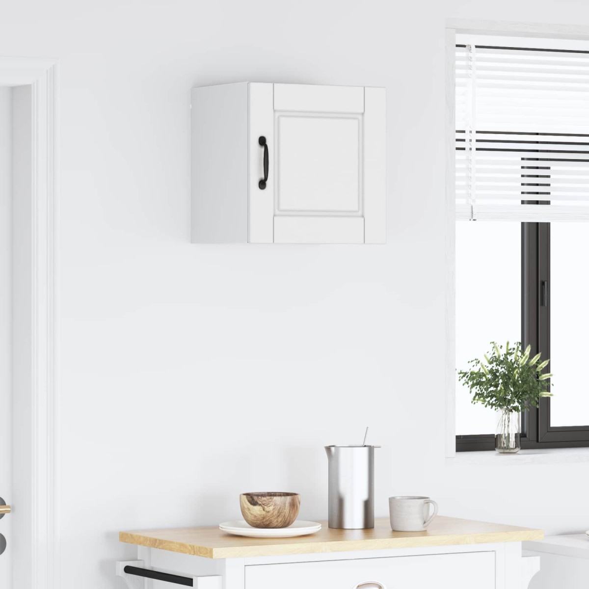 vidaXL Ντουλάπα Τοίχου PORTO Λευκό 40 x 31 x 40 εκ. Επεξεργασμένο Ξύλο
