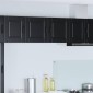 vidaXL Ντουλάπα Τοίχου PORTO 2 τμχ. Μαύρο Επεξεργασμένο Ξύλο