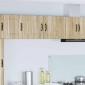 vidaXL Ντουλάπα Τοίχου PORTO 2 τμχ. Δρύς Sonoma Επεξεργασμένο Ξύλο
