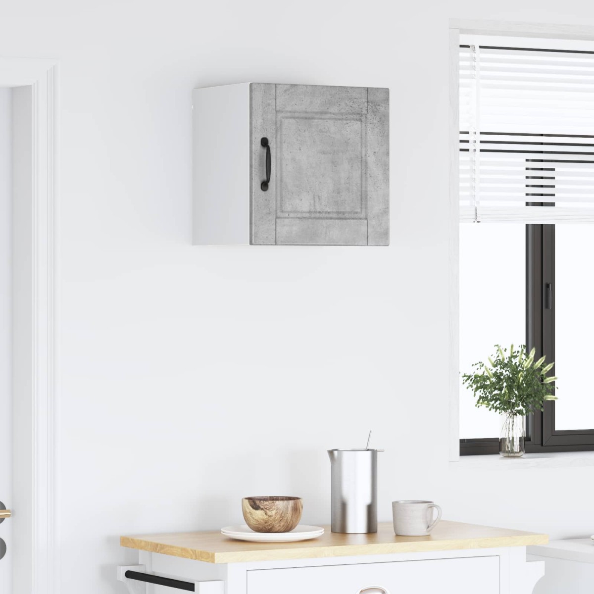 vidaXL Ντουλάπα Τοίχου PORTO Σκυρόδεμα Γκρι 40 x 31 x 40 εκ.