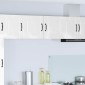 vidaXL Ντουλάπα Τοίχου PORTO Υψηλής γυαλάδας λευκό 40 x 31 x 40 εκ.