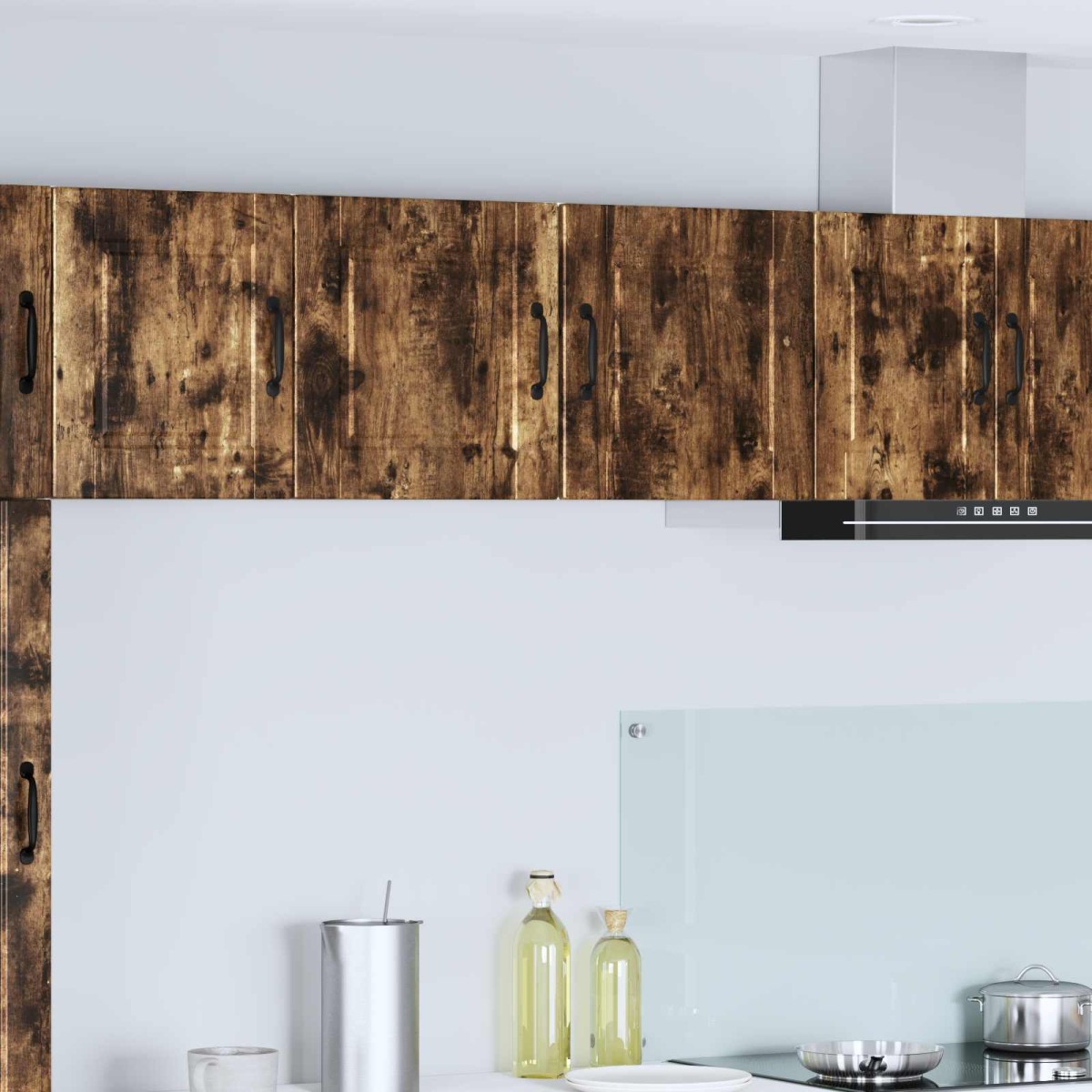 vidaXL Ντουλάπα Τοίχου PORTO Καπνιστό Δρύς 40 x 31 x 40 εκ.