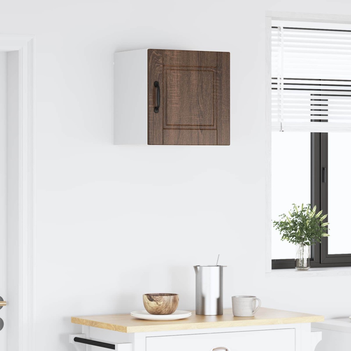 vidaXL Ντουλάπα Τοίχου PORTO Καφέ δρυς 40 x 31 x 40 εκ.