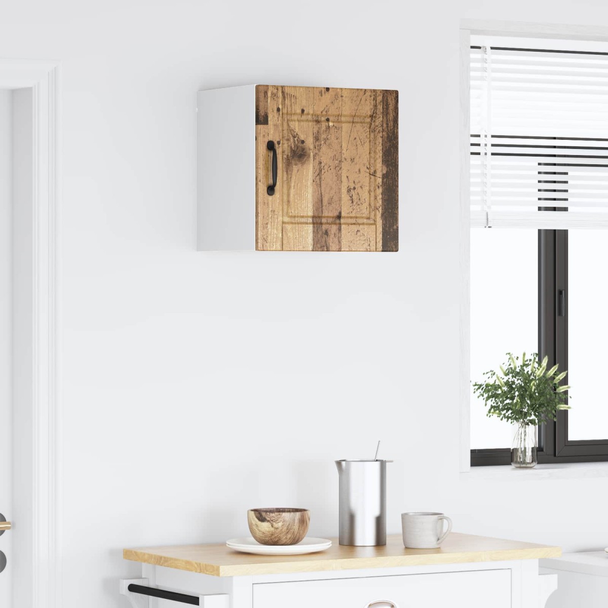 vidaXL Ντουλάπα Τοίχου PORTO Παλιό ξύλο 40 x 31 x 40 εκ.