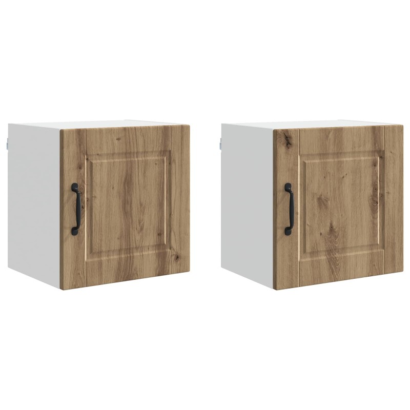 vidaXL Ντουλάπα Τοίχου PORTO 2 τμχ. Artisan Oak Επεξεργασμένο Ξύλο