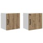 vidaXL Ντουλάπα Τοίχου PORTO 2 τμχ. Artisan Oak Επεξεργασμένο Ξύλο