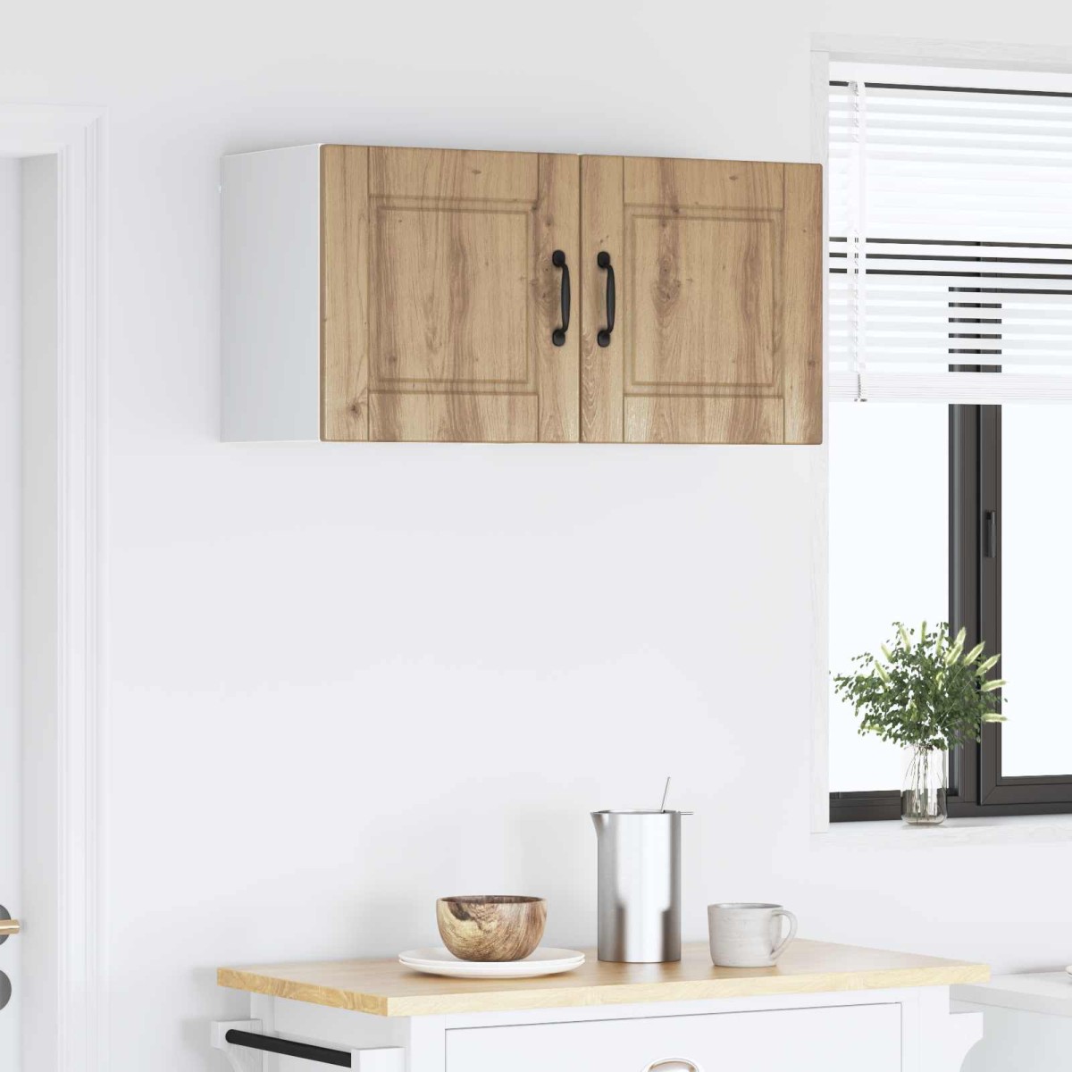 vidaXL Ντουλάπα Τοίχου PORTO 2 τμχ. Artisan Oak Επεξεργασμένο Ξύλο