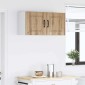 vidaXL Ντουλάπα Τοίχου PORTO 2 τμχ. Artisan Oak Επεξεργασμένο Ξύλο