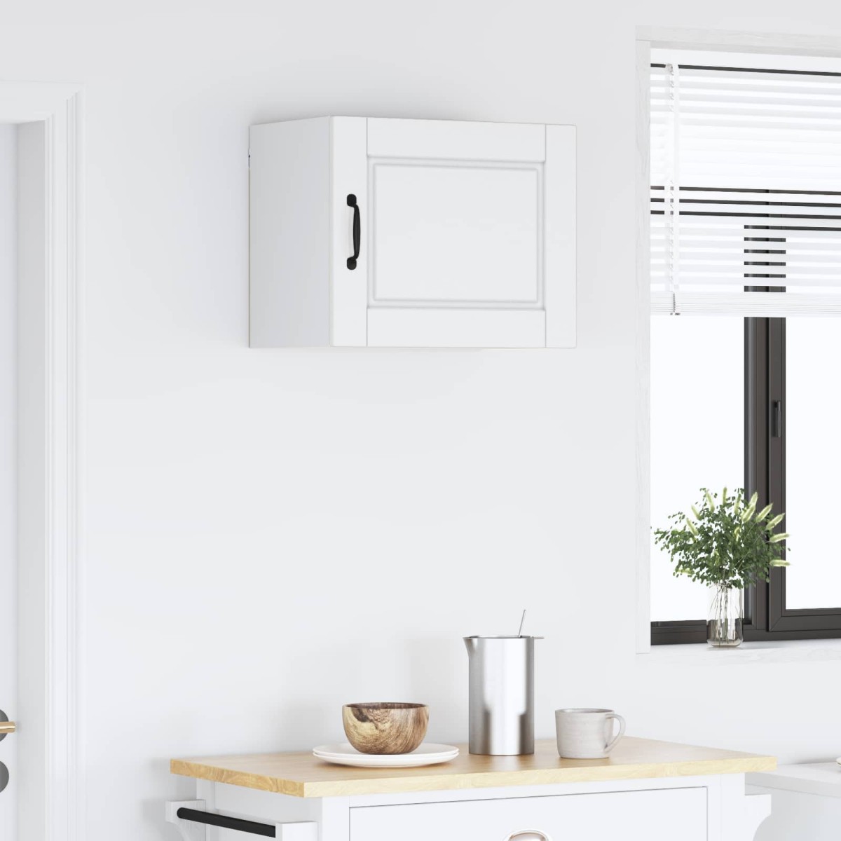 vidaXL Ντουλάπα Τοίχου PORTO Λευκό 50 x 31 x 40 εκ. Επεξεργασμένο Ξύλο