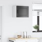 vidaXL Ντουλάπα Τοίχου PORTO Μαύρο 50 x 31 x 40 εκ. Επεξεργασμένο Ξύλο