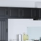 vidaXL Ντουλάπα Τοίχου PORTO Μαύρο 50 x 31 x 40 εκ. Επεξεργασμένο Ξύλο