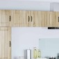 vidaXL Ντουλάπα Τοίχου PORTO 2 τμχ. Δρύς Sonoma Επεξεργασμένο Ξύλο