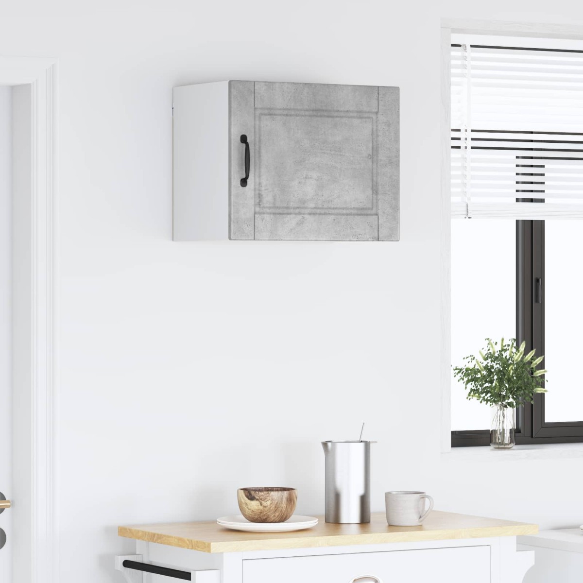 vidaXL Ντουλάπα Τοίχου PORTO Σκυρόδεμα Γκρι 50 x 31 x 40 εκ.