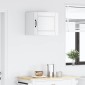 vidaXL Ντουλάπα Τοίχου PORTO Υψηλής γυαλάδας λευκό 50 x 31 x 40 εκ.