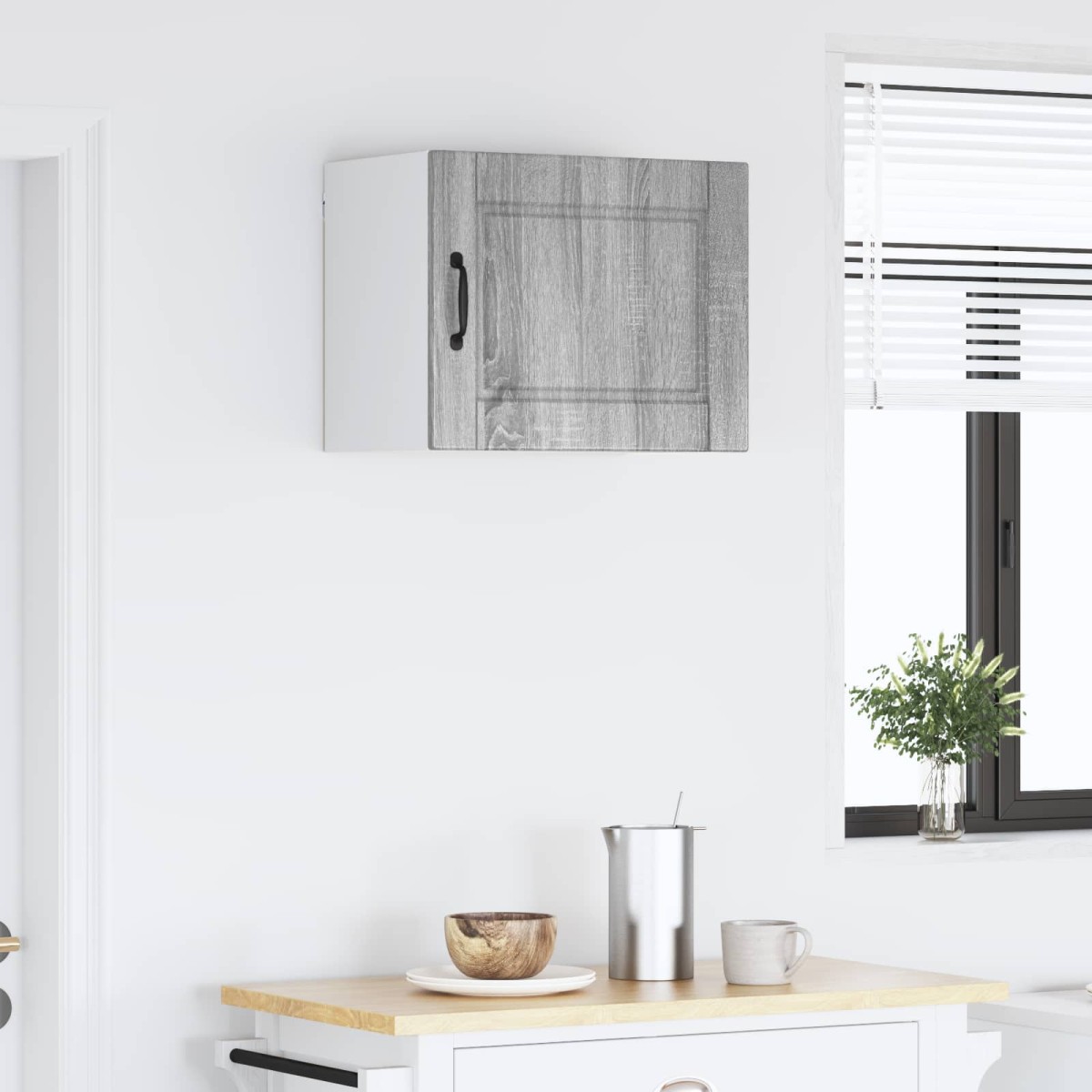 vidaXL Ντουλάπα Τοίχου PORTO Γκρίζο Σονομα 50 x 31 x 40 εκ.