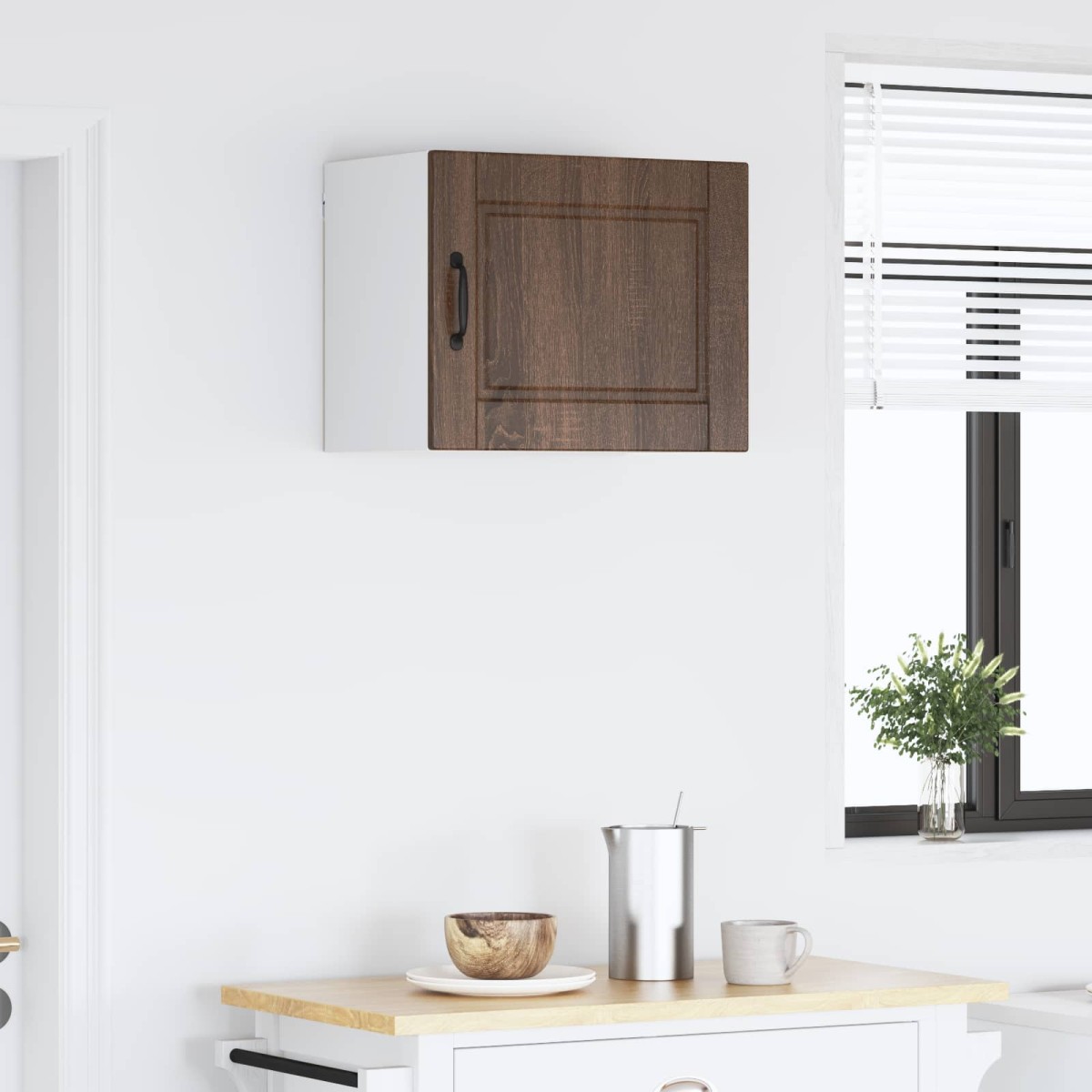 vidaXL Ντουλάπα Τοίχου PORTO Καφέ δρυς 50 x 31 x 40 εκ.