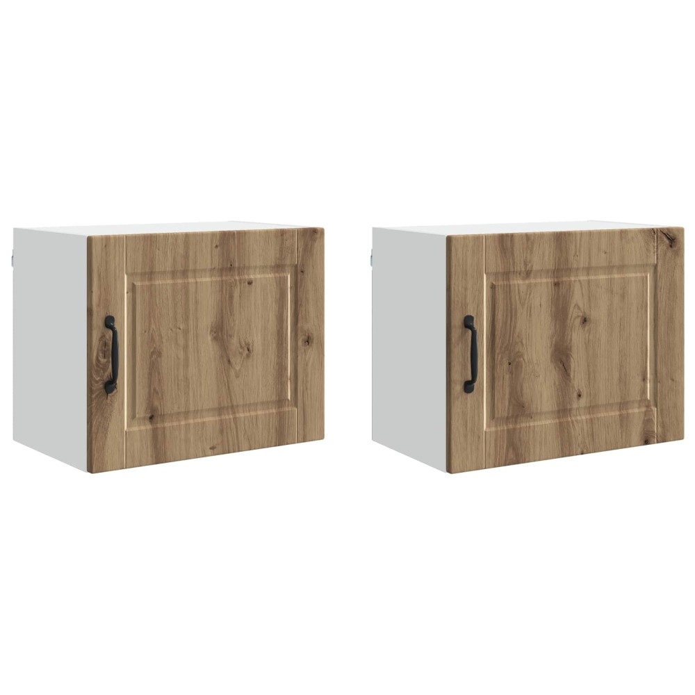 vidaXL Ντουλάπα Τοίχου PORTO 2 τμχ. Artisan Oak Επεξεργασμένο Ξύλο
