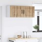 vidaXL Ντουλάπα Τοίχου PORTO 2 τμχ. Artisan Oak Επεξεργασμένο Ξύλο