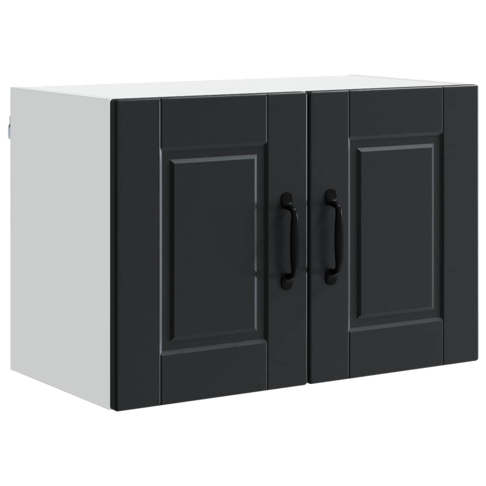 vidaXL Ντουλάπα Τοίχου PORTO Μαύρο 60 x 31 x 40 εκ Επεξεργασμένο Ξύλο