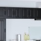 vidaXL Ντουλάπα Τοίχου PORTO Μαύρο 60 x 31 x 40 εκ Επεξεργασμένο Ξύλο