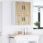 vidaXL Ντουλάπα Τοίχου PORTO 2 τμχ. Δρύς Sonoma Επεξεργασμένο Ξύλο