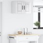 vidaXL Ντουλάπα Τοίχου PORTO Υψηλής γυαλάδας λευκό 60 x 31 x 40 εκ