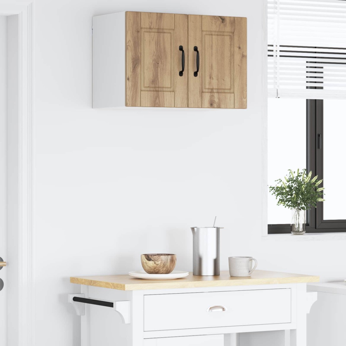vidaXL Ντουλάπα Τοίχου PORTO Artisan Oak 60 x 31 x 40 εκ