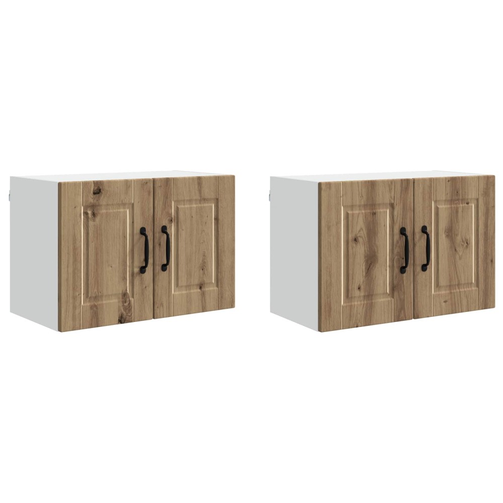 vidaXL Ντουλάπα Τοίχου PORTO 2 τμχ. Artisan Oak Επεξεργασμένο Ξύλο