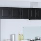 vidaXL Ντουλάπα Τοίχου PORTO Μαύρο 80 x 31 x 40 εκ Επεξεργασμένο Ξύλο