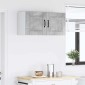 vidaXL Ντουλάπα Τοίχου PORTO Σκυρόδεμα Γκρι 80 x 31 x 40 εκ