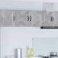 vidaXL Ντουλάπα Τοίχου PORTO Σκυρόδεμα Γκρι 80 x 31 x 40 εκ