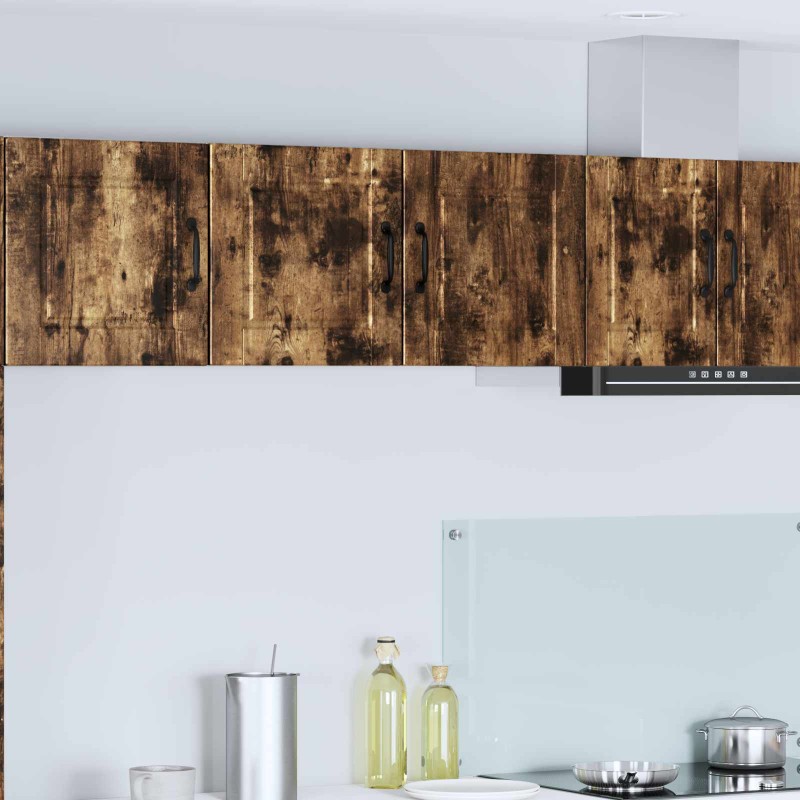 vidaXL Ντουλάπα Τοίχου PORTO Καπνιστό Δρύς 80 x 31 x 40 εκ