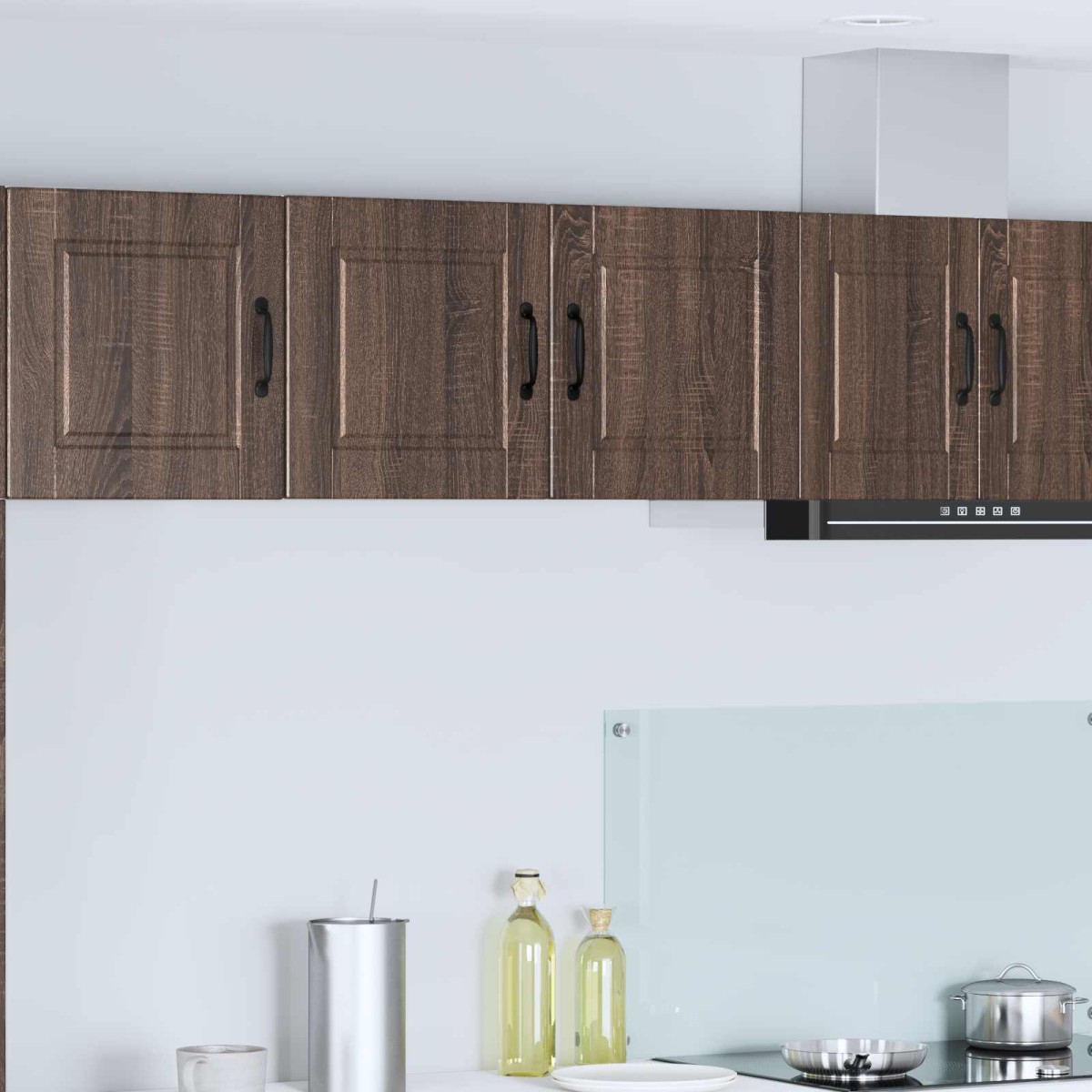 vidaXL Ντουλάπα Τοίχου PORTO Καφέ δρυς 80 x 31 x 40 εκ