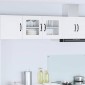 vidaXL Ραφιέρα τοίχου PORTO Λευκό 80 x 31 x 40 εκ Επεξεργασμένο Ξύλο