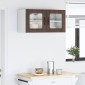 vidaXL Ραφιέρα τοίχου PORTO Καφέ δρυς 80 x 31 x 40 εκ