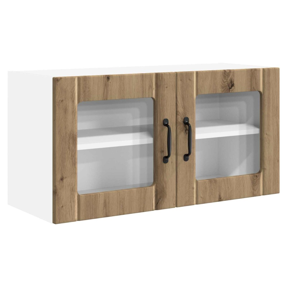 vidaXL Ραφιέρα τοίχου PORTO Artisan Oak 80 x 31 x 40 εκ