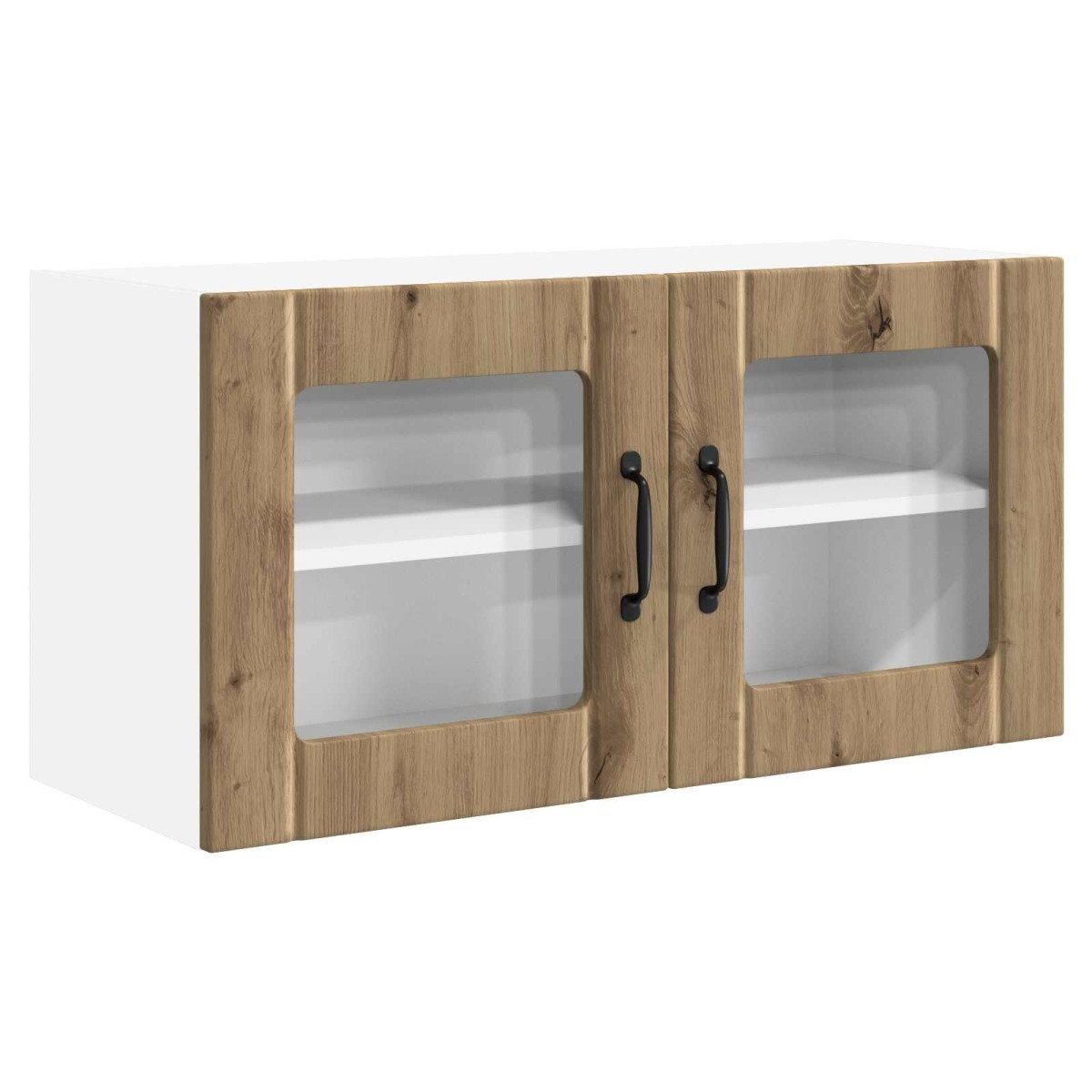vidaXL Ραφιέρα τοίχου PORTO Artisan Oak 80 x 31 x 40 εκ