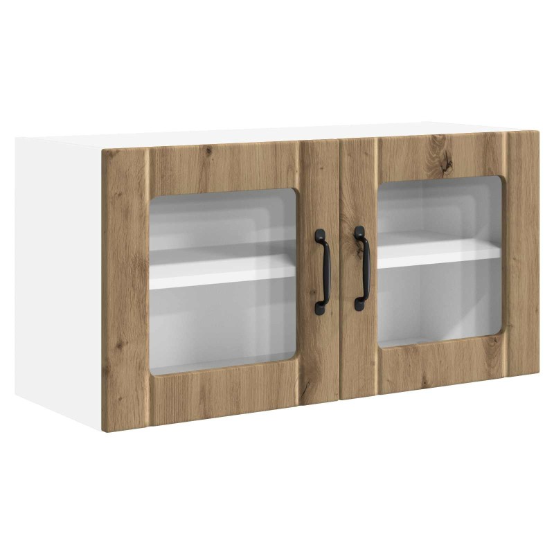 vidaXL Ραφιέρα τοίχου PORTO Artisan Oak 80 x 31 x 40 εκ
