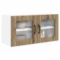 vidaXL Ραφιέρα τοίχου PORTO Artisan Oak 80 x 31 x 40 εκ