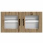 vidaXL Ραφιέρα τοίχου PORTO Artisan Oak 80 x 31 x 40 εκ