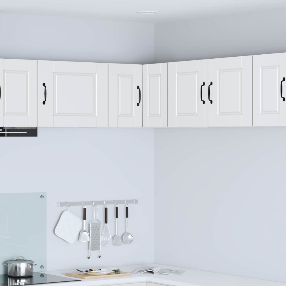 vidaXL Ντουλάπι Γωνίας Τοίχου PORTO Λευκό 57 x 57 x 40 εκ.