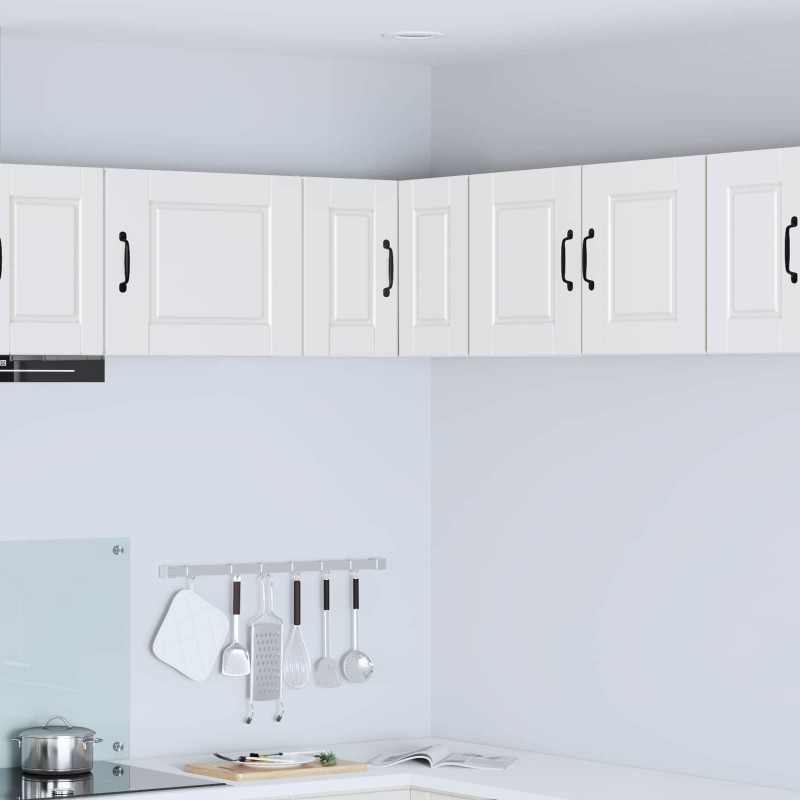 vidaXL Ντουλάπι Γωνίας Τοίχου PORTO Λευκό 57 x 57 x 40 εκ.