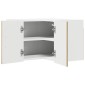 vidaXL Ντουλάπι Γωνίας Τοίχου PORTO Δρύς Sonoma 57 x 57 x 40 εκ.