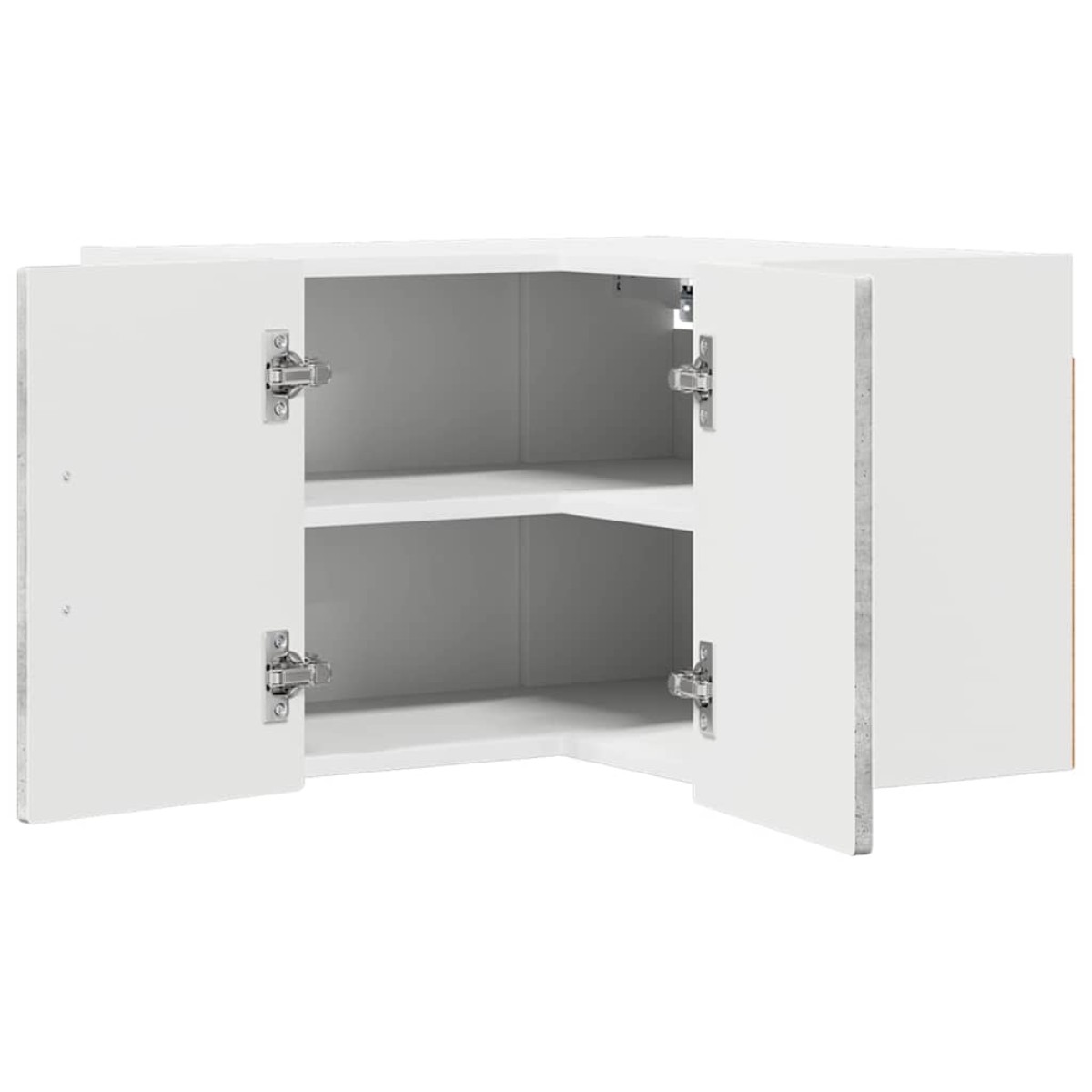 vidaXL Ντουλάπα Γωνίας PORTO Σκυρόδεμα Γκρι 57 x 57 x 40 εκ.