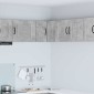 vidaXL Ντουλάπα Γωνίας PORTO Σκυρόδεμα Γκρι 57 x 57 x 40 εκ.