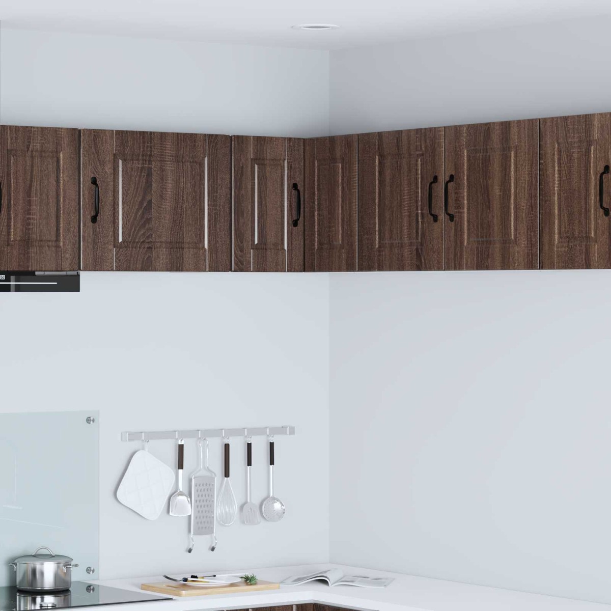vidaXL Ντουλάπα Γωνίας PORTO Καφέ δρυς 57 x 57 x 40 εκ.
