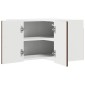 vidaXL Ντουλάπα Γωνίας PORTO Καφέ δρυς 57 x 57 x 40 εκ.